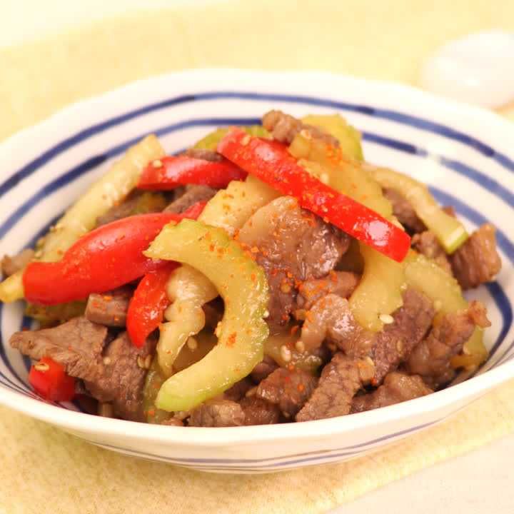 パプリカと牛肉のきんぴら