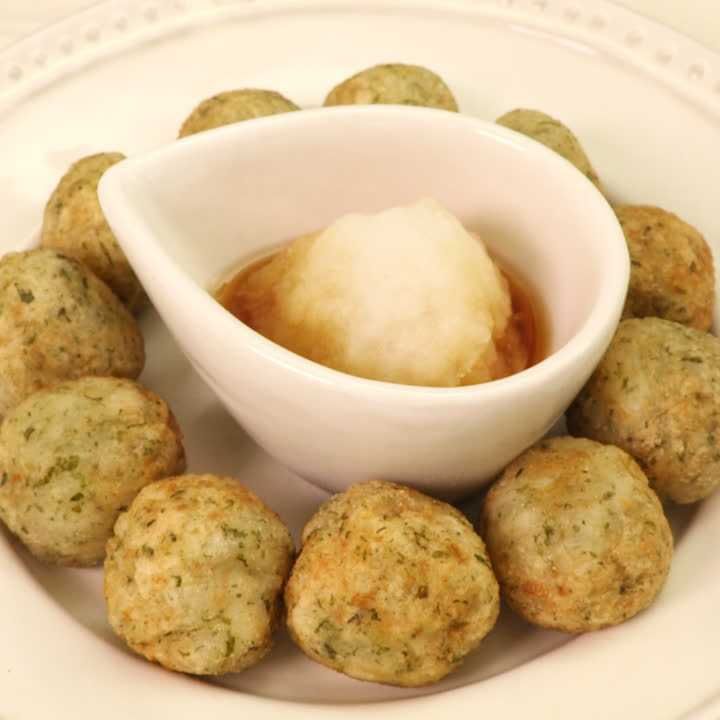 長芋の揚げ餅ボール