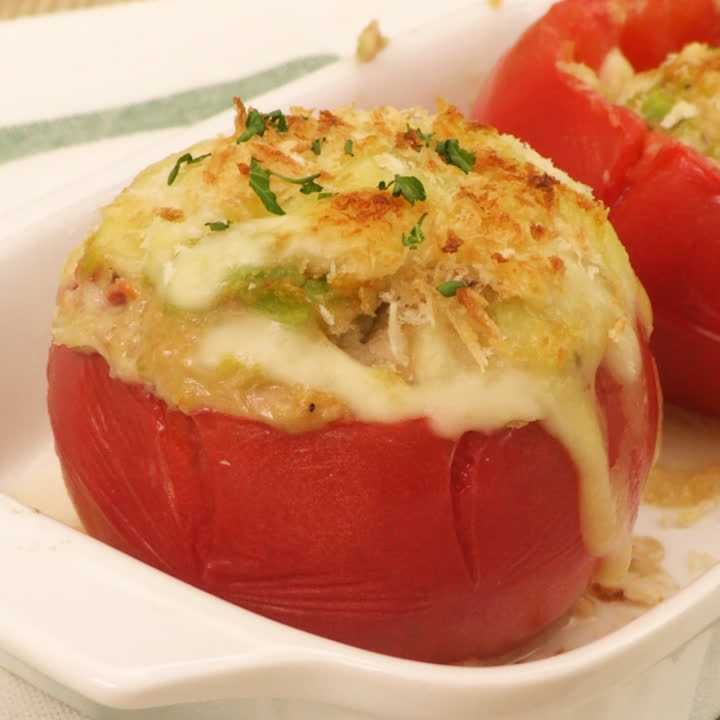【トマトグラタン】人気のレシピ8選！トマト缶なしで作りたい時に♪