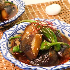なすとししとうのピリ辛南蛮漬け
