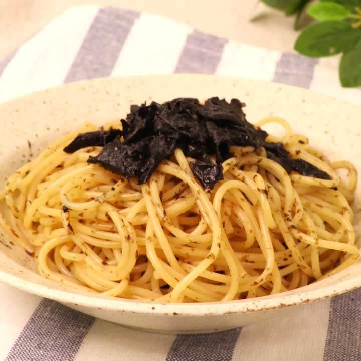 のりと柚子胡椒パスタ