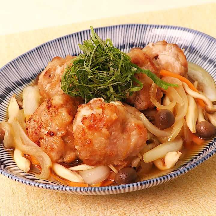 豚こま団子の南蛮漬け