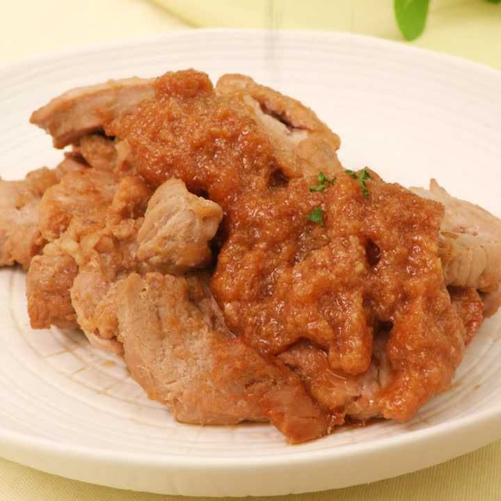 豚ヒレ肉のオニオンステーキ