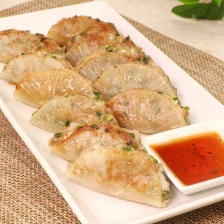 大根にら餃子