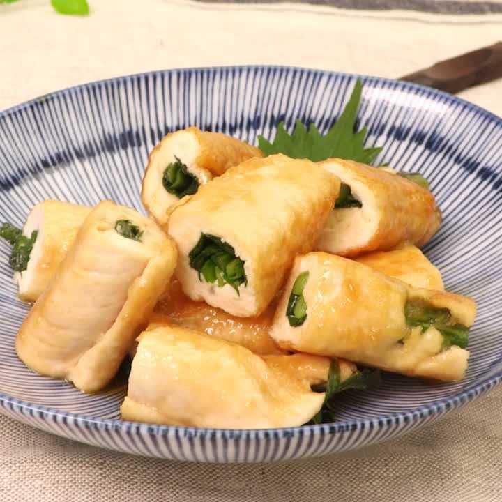 ニラのささみロール