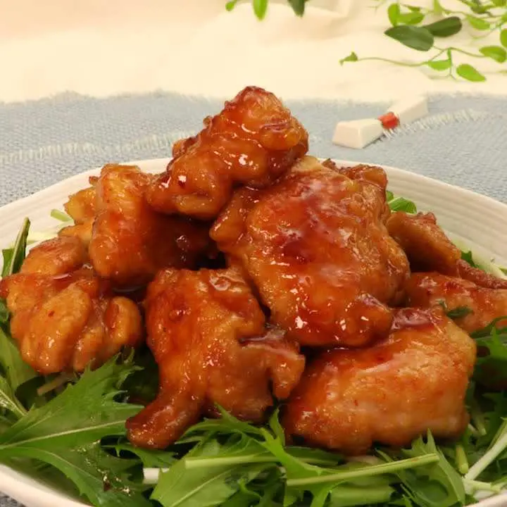 鶏肉のピリ辛甘酢焼き