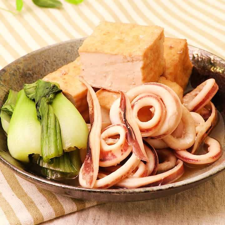 イカと厚揚げの煮物