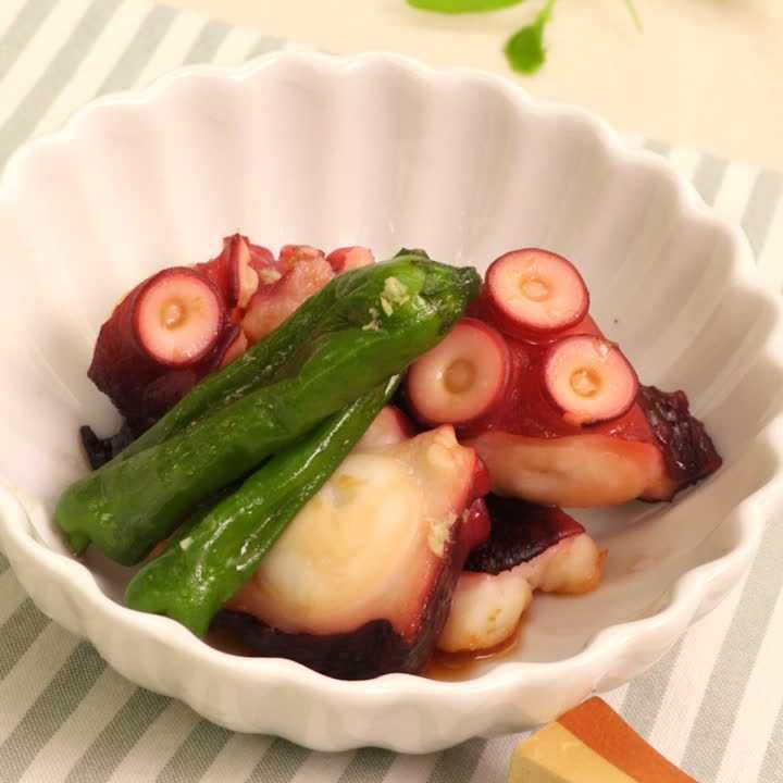 たこのしょうが炒め