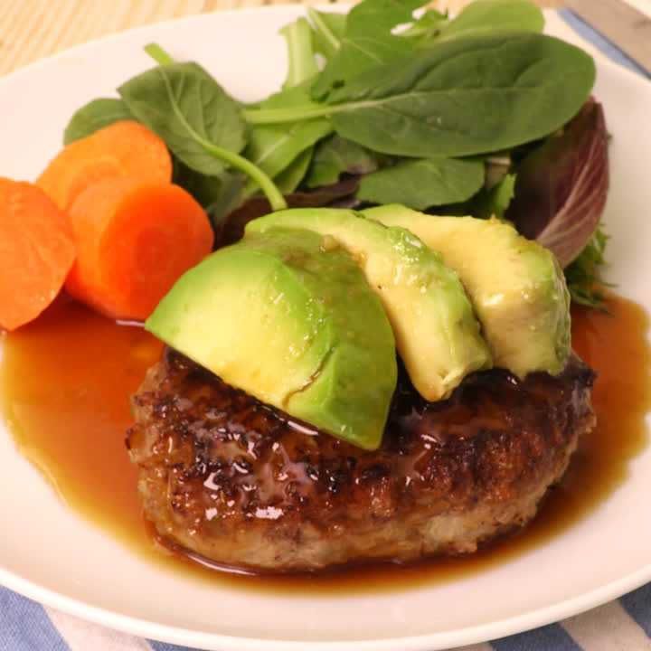 わさびソースハンバーグ