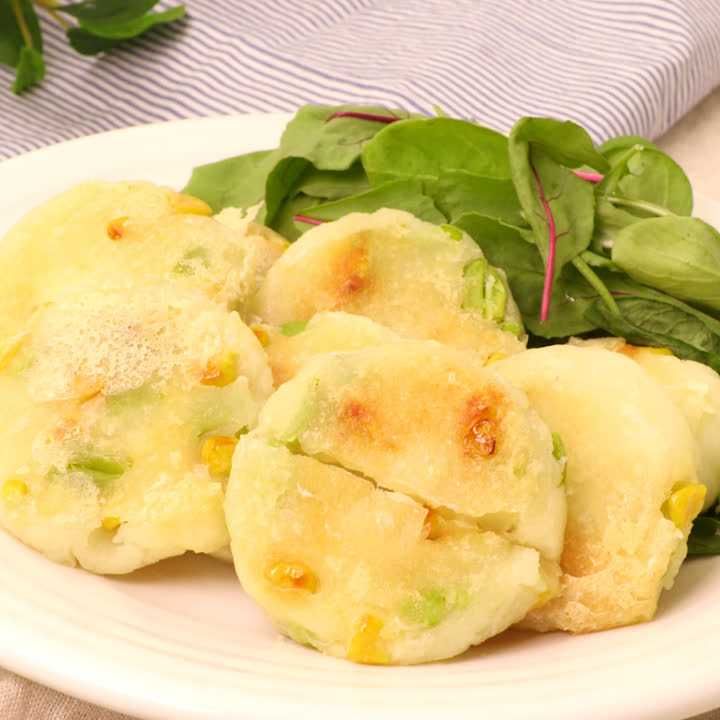 そら豆コーンいももち