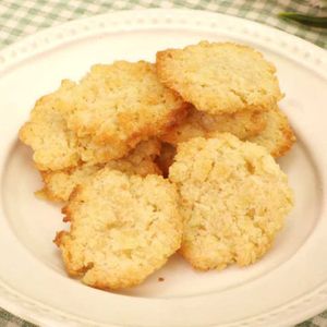 「パン粉クッキー」のレシピ動画