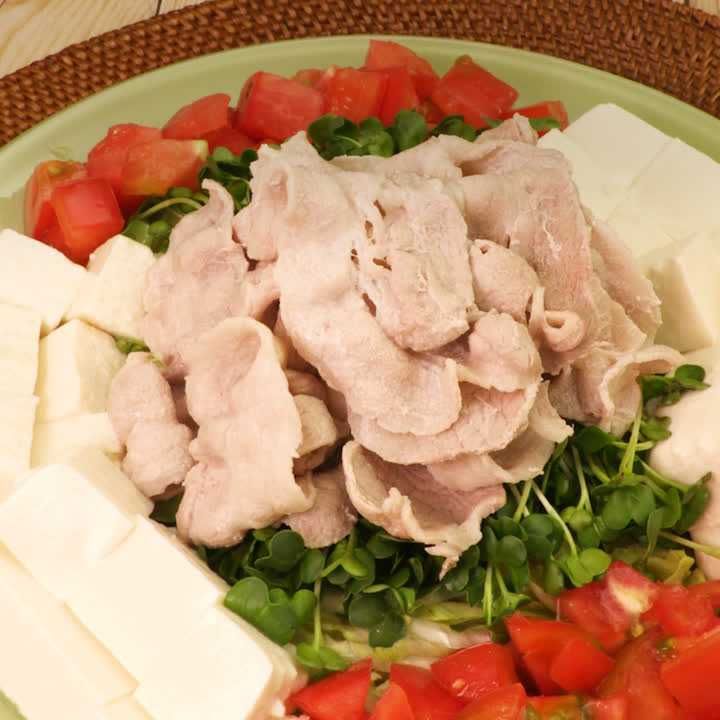 らっきょうソースの冷しゃぶ