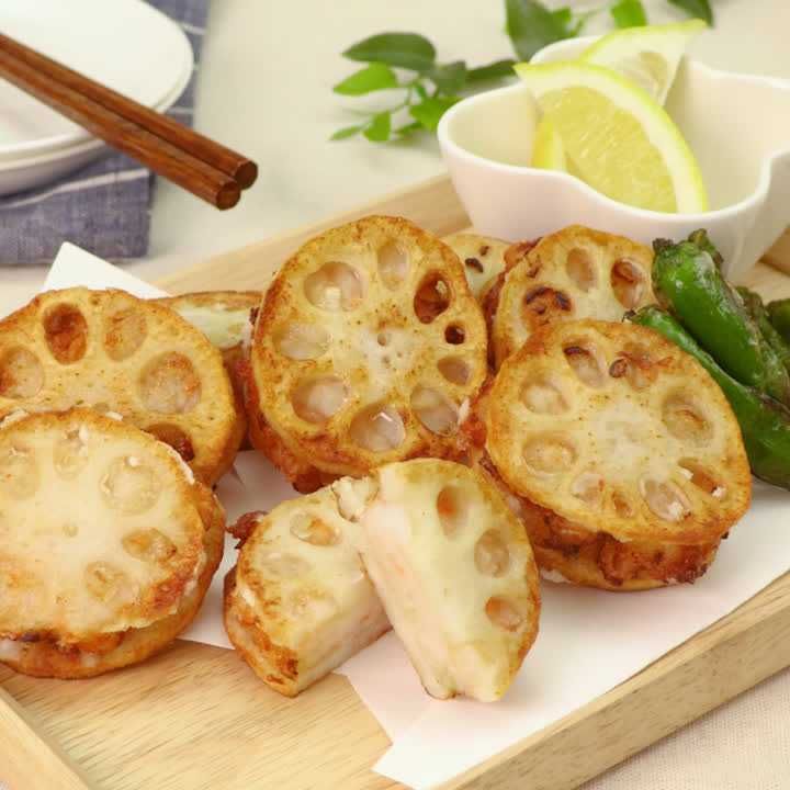 えびのレンコンはさみ揚げ