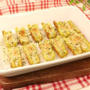 「ちくわのカレーパン粉焼き」のレシピ動画