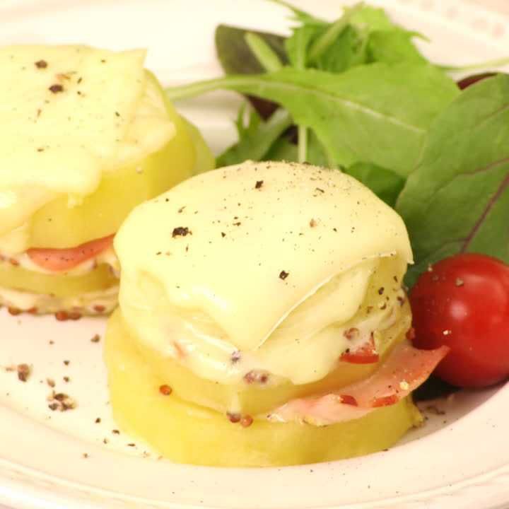 ポテトとベーコンのミルフィーユ