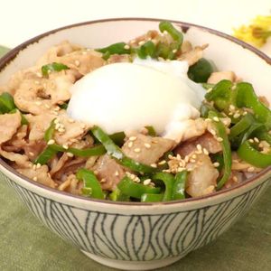 「豚ピーマン丼」のレシピ動画