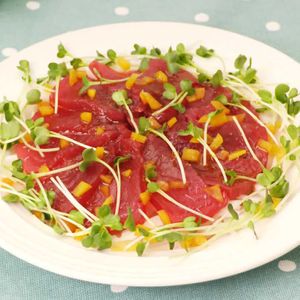 「マグロのカルパッチョ」のレシピ動画