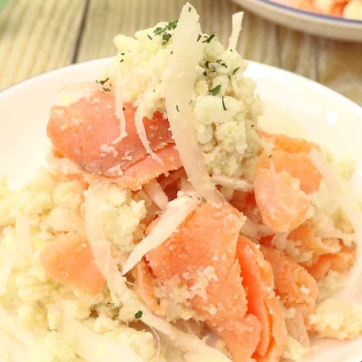 スモークサーモンのおからサラダ
