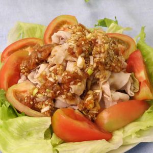 「梅だれレタスしゃぶしゃぶ」のレシピ動画