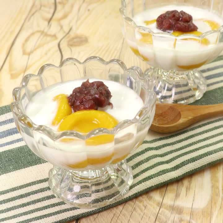 かぼちゃの冷たいココナッツ白玉