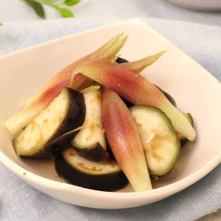 なすとみょうがの漬物