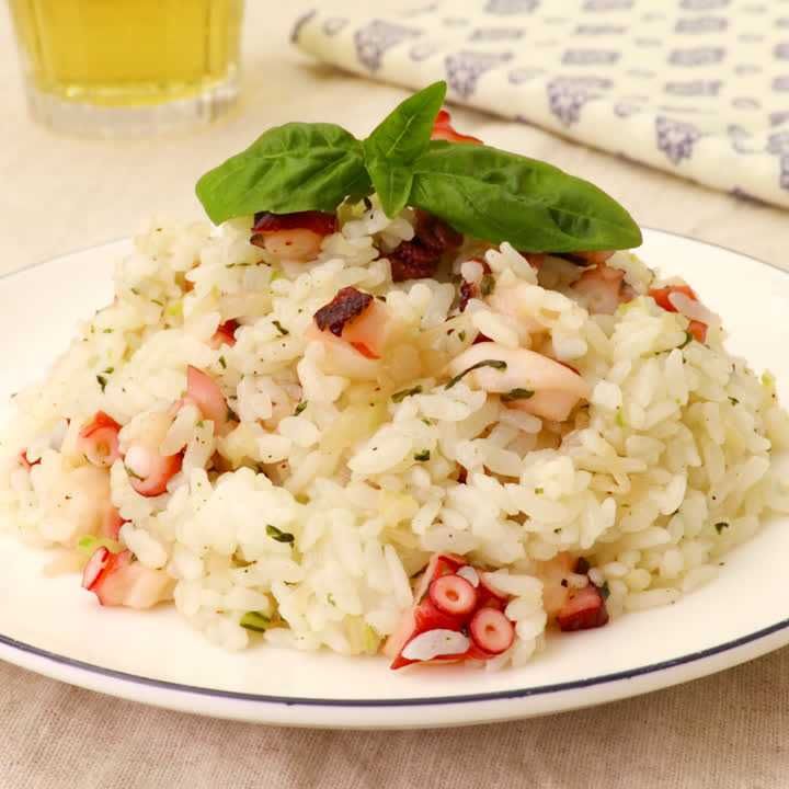 たこのバジルライス