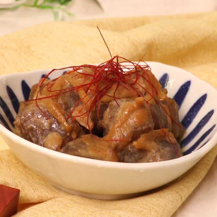 こんにゃくの生姜煮込み