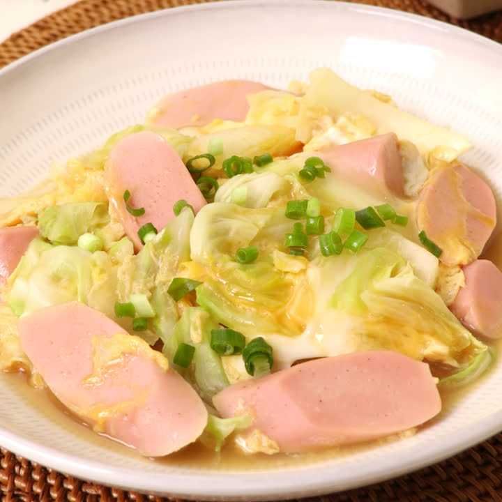 ポーランド産ソーセージとキャベツの炒め物レシピ