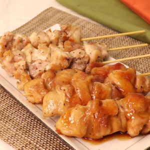 「フライパンで焼き鳥」のレシピ動画