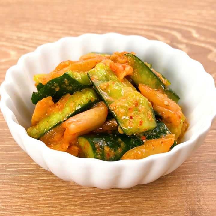 とまらない美味しさ！「キムチ×きゅうり」の人気レシピ38選