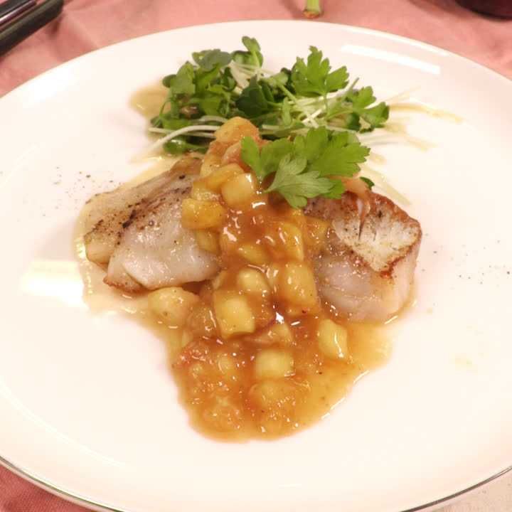 タラのイチジクソテー