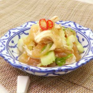 中華くらげとセロリの和え物