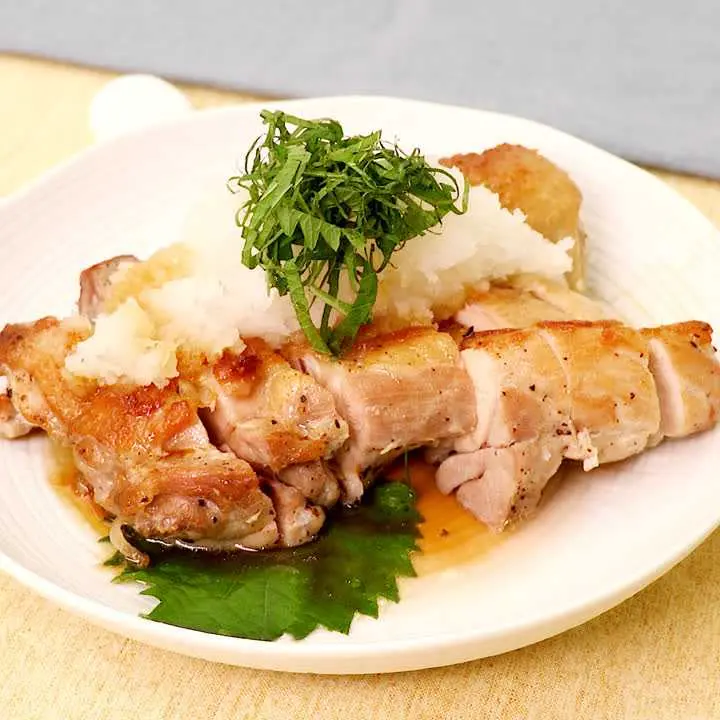 鶏肉の大根おろしのせ
