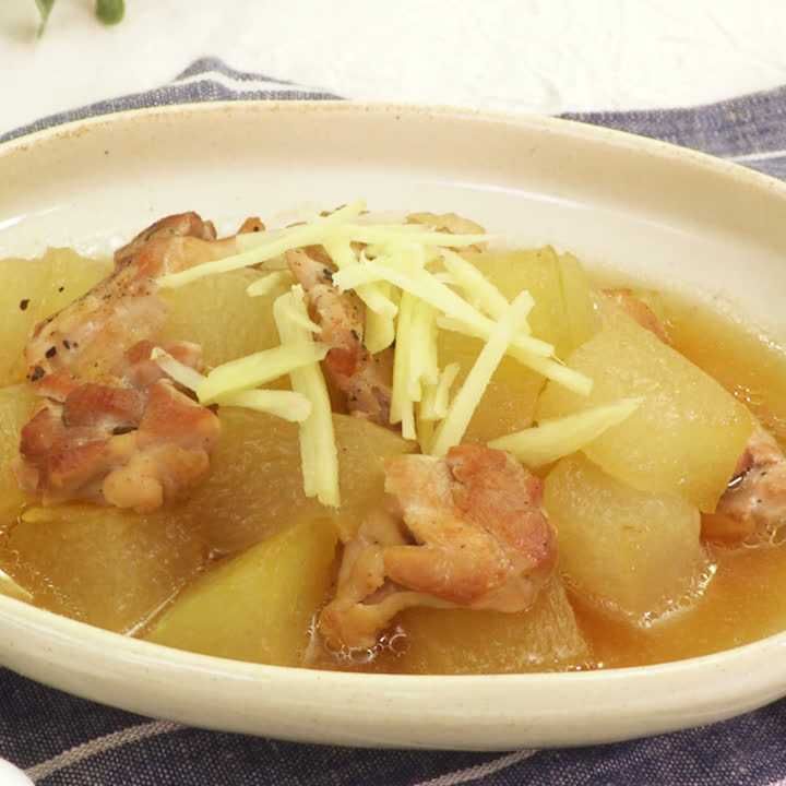 冬瓜と鶏肉の煮物