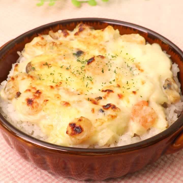 シーフードドリア