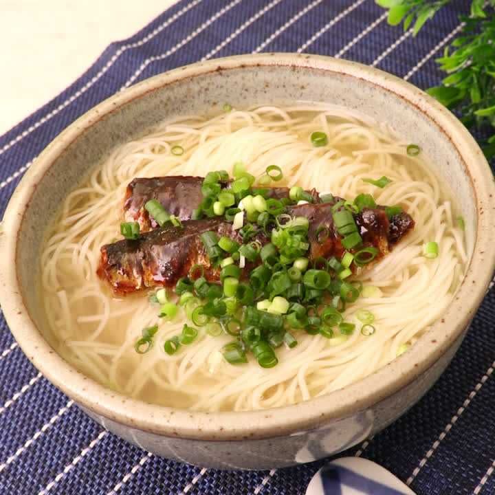 イワシにゅうめん