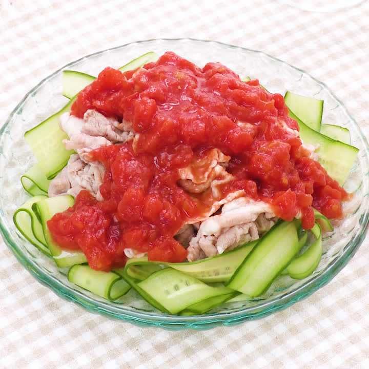 冷しゃぶのアラビアータ