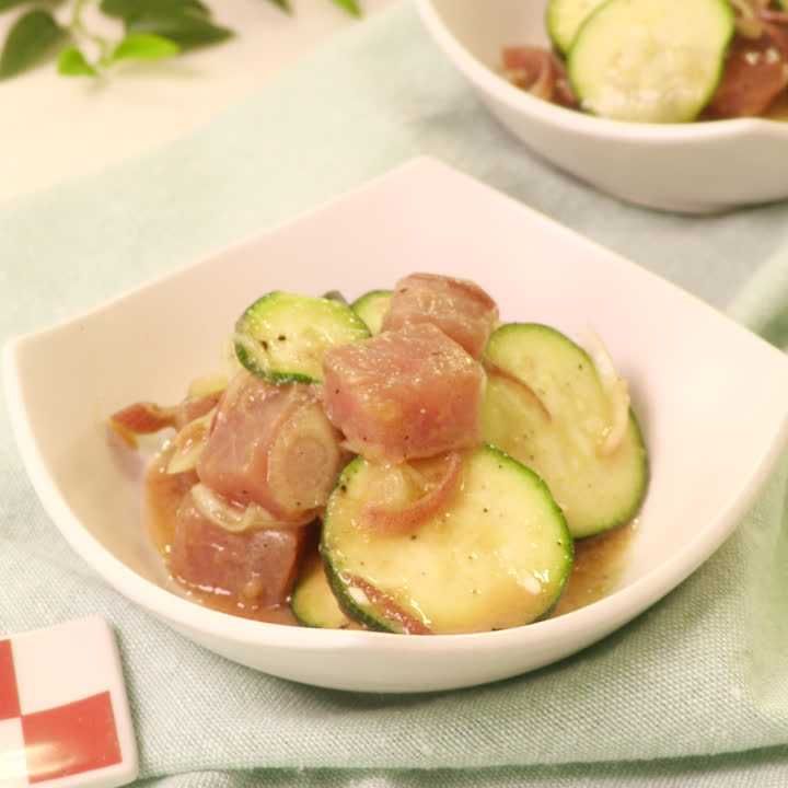 マグロと生姜の和風マリネ