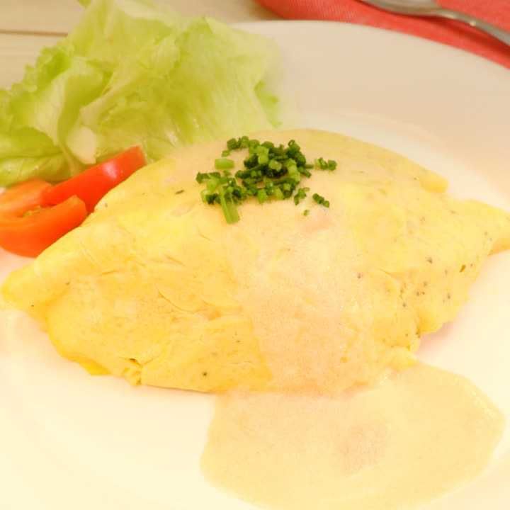 オム明太クリームパスタ