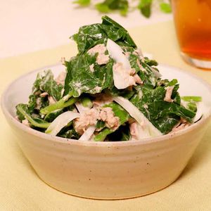 「あしたばのツナマヨサラダ」のレシピ動画