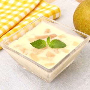 梨と豆乳のプリン