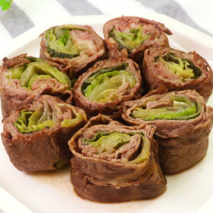 レタス牛ロールステーキ