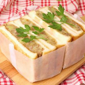 「揚げない食パンコロッケサンド」のレシピ動画