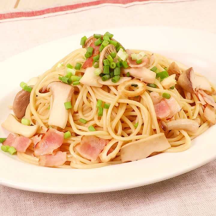 まつたけ風味のきのこパスタ