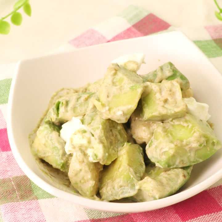 アボカドとささみの海苔マヨあえ