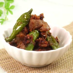 「ししとうとこんにゃくの炒め物」のレシピ動画