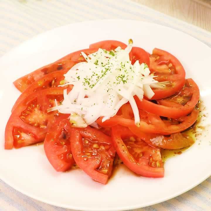 やみつきな味わい トマトのバルサミコがけのレシピ動画 作り方 Delish Kitchen