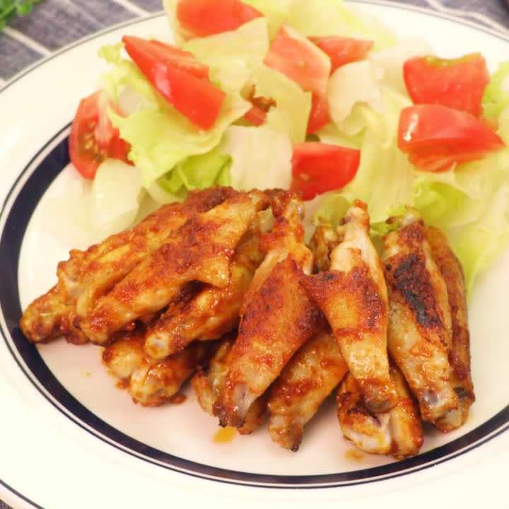 手羽中のBBQ風味