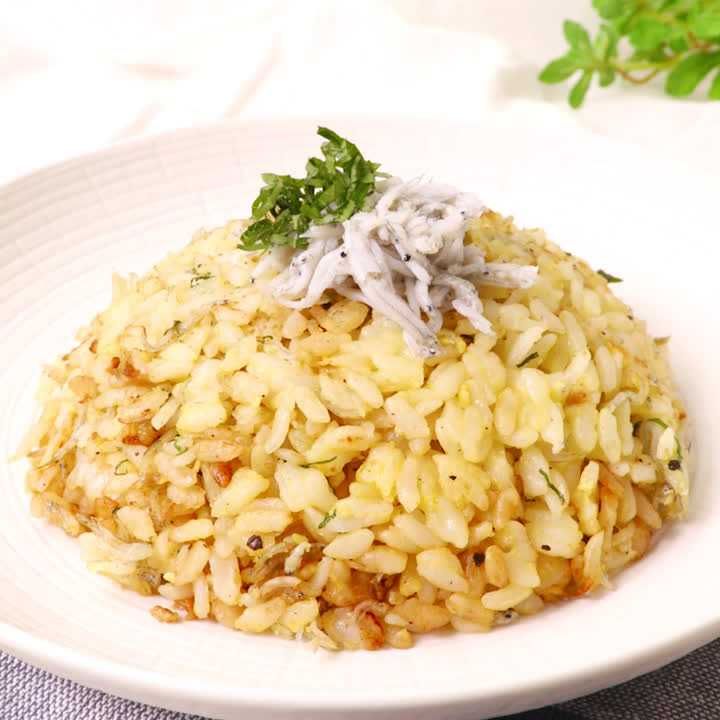 しらすと大葉のチャーハン