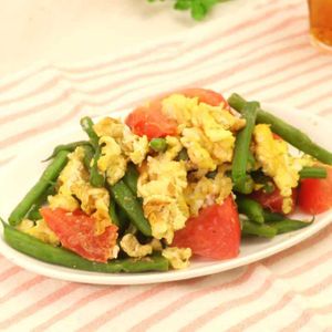 いんげんと卵の中華炒め